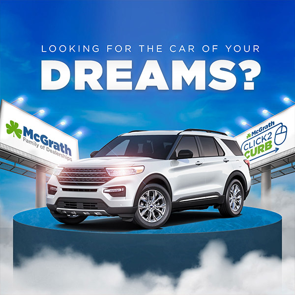 McGrath Find the Car of Your Dreams social post