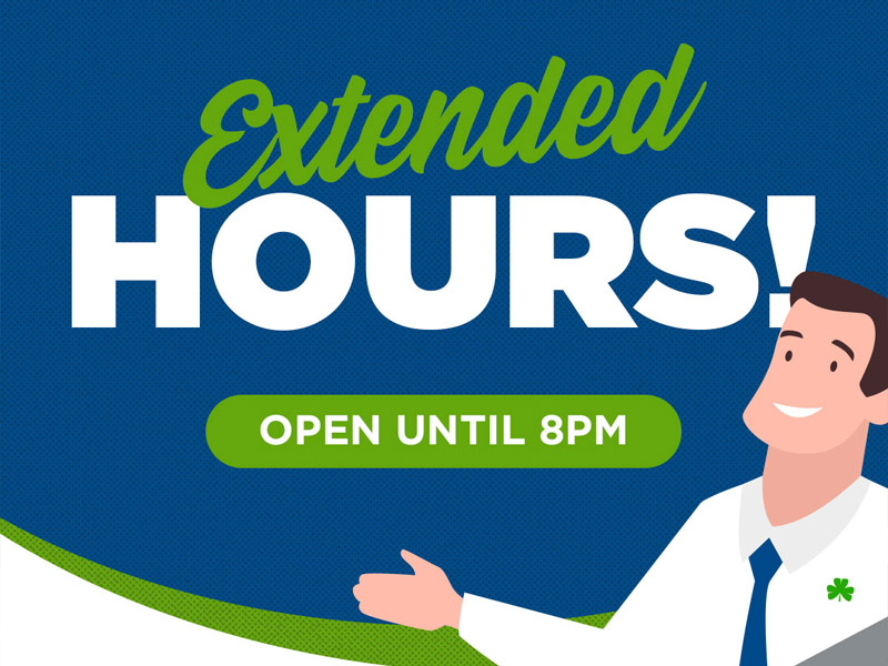 Extended Hours cartoon graphic